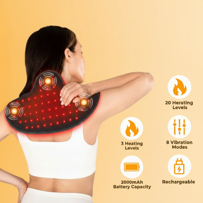 Shoulderwrap Laser+LED, wear for neck and shoulders